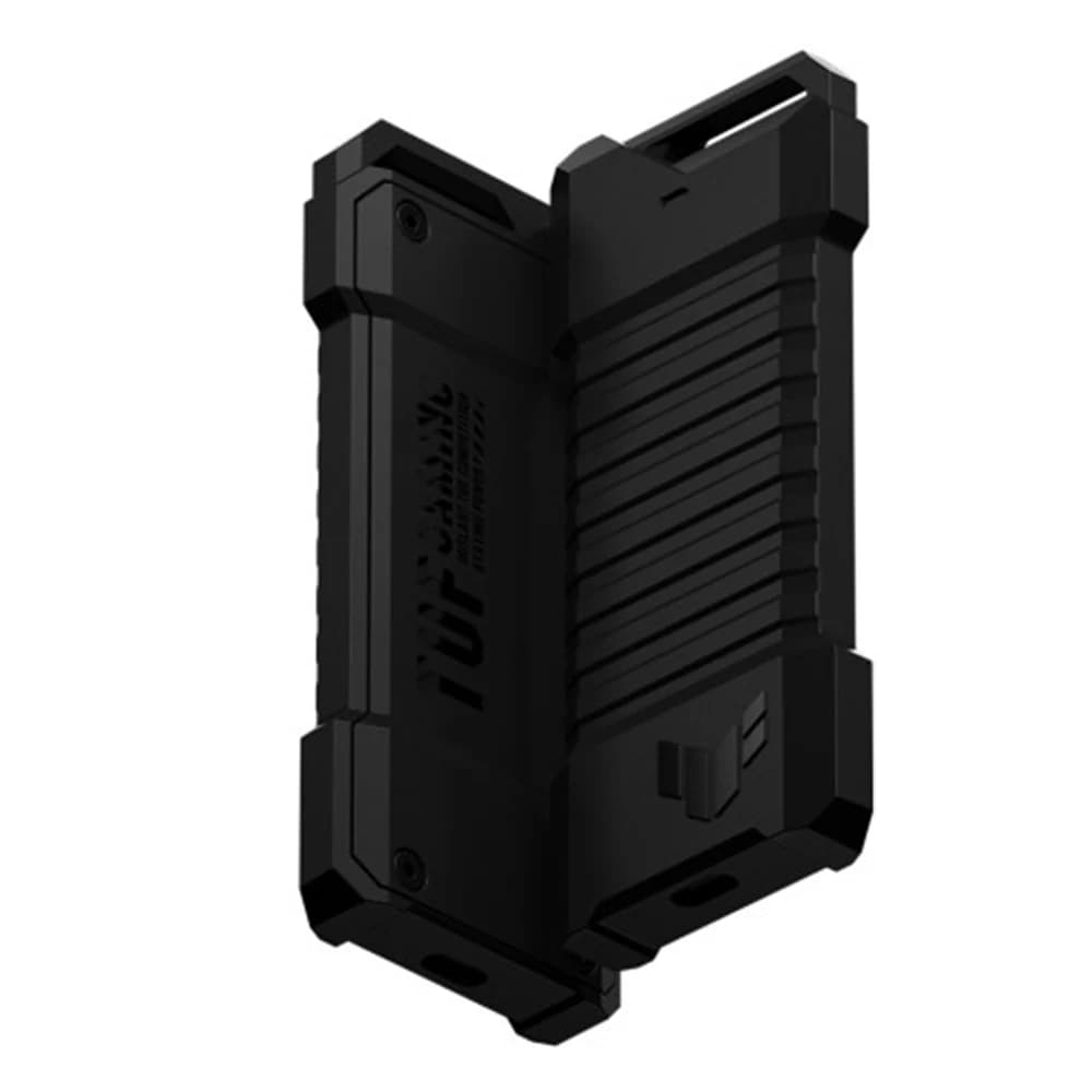 ASUS TUF Gaming A1 USB-C, 3.2 Gen 2x1 SSD Enclosure (Dual Interface M.2 NVMe PCIe and SATA, M.2 Q-Latch, MIL-STD-810H Drop Resistance, IP68 Water and Dust Resistance) thumbnail 4