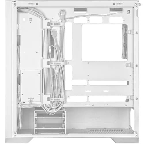 ASUS TUF Gaming GT302 ARGB White Case, Mid Tower, EATX (12"x10.9") ATX Micro-ATX Mini-ITX,  2 x 2.5" Bay 2 x 2.5"/3.5" Combo Bay, Maximum CPU Cooler Height 165 mm, Front I/O Port | 90DC0013-B19000 thumbnail 4
