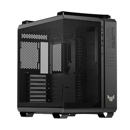 Asus TUF Gaming GT502 Horizon ARGB Black, Mid Tower, Tempered Glass, ATX, Micro-ATX, Mini-ITX, 4 x 2.5"/3.5" Combo Bay, 8 Slots, 120mm Radiator
