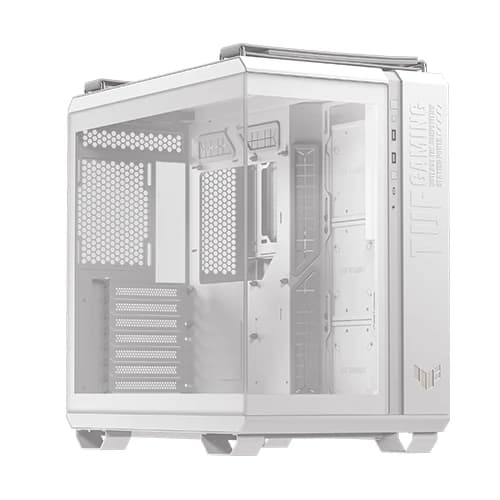 Asus TUF Gaming GT502 Horizon ARGB White, Mid Tower, Tempered Glass, ATX, Micro-ATX, Mini-ITX, 4 x 2.5"/3.5" Combo Bay, 8 Slots, 120mm Radiator