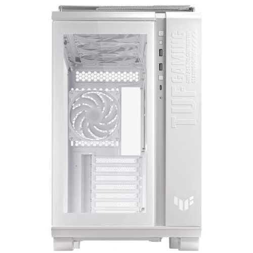 ASUS TUF Gaming GT502 PLUS Mid Tower Gaming Case, ATX, Micro-ATX, Mini-ITX, Front & Left Tempered Glass,120mm Rare Radiator Support, 163mm Max CPU Cooler Height, Removable Dust Filters | 90DC0093-B19000 thumbnail 2