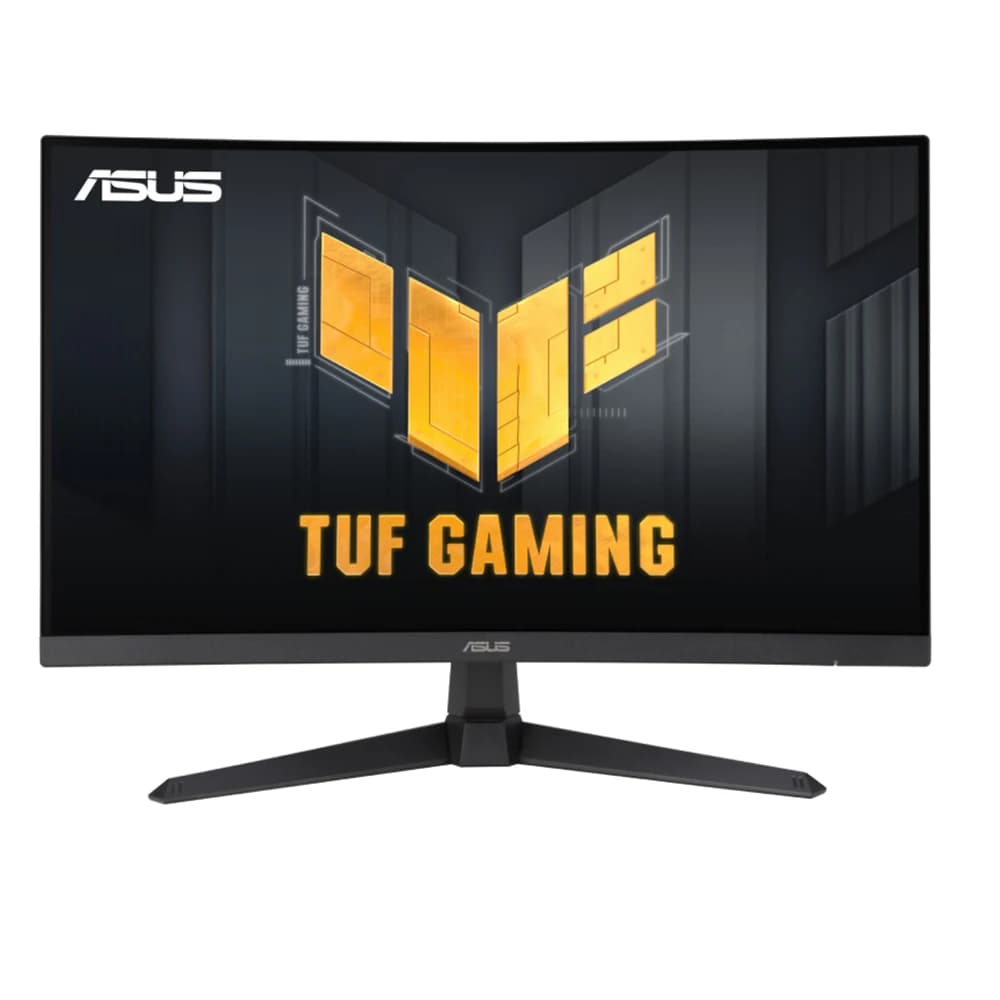 ASUS TUF Gaming VG27VQ3B Curved Monitor, 27" FHD Fast VA Display, 180Hz Refresh Rate, 1ms (GtG) Response Time, AMD FreeSync Technology, 16.7m Display Colors