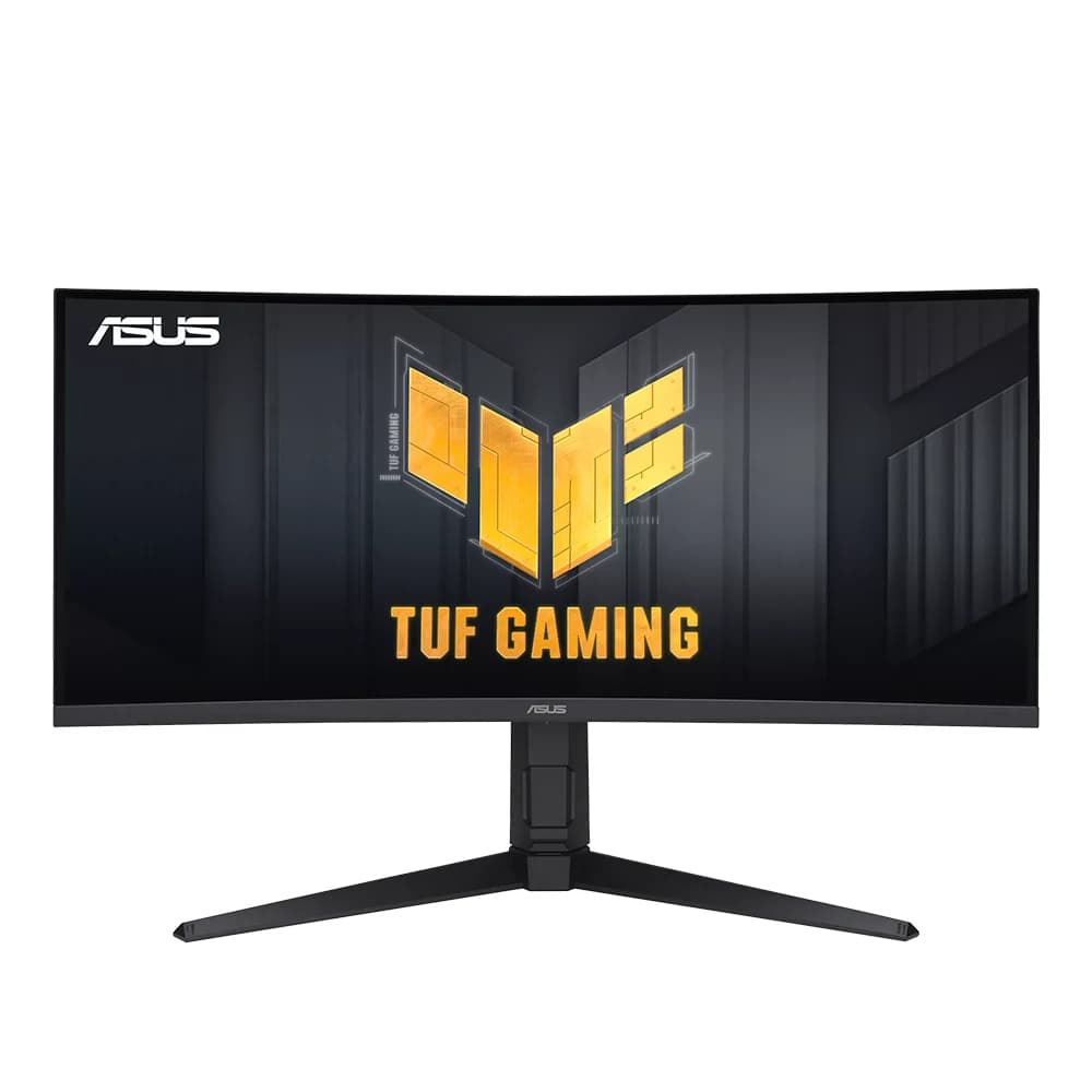 ASUS TUF Gaming VG34VQEL1A Curved Monitor, 34 INCH UWQHD VA Display, 100Hz Refresh Rate, 1ms (MPRT) Response Time, AMD FreeSync Technology, Extreme Low Motion Blur (ELMB), Black