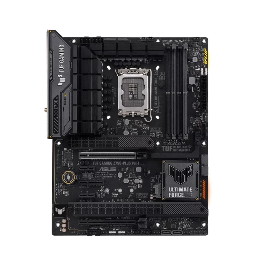 ASUS TUF GAMING Z790-PLUS WIFI Motherboard, Intel Z790 Chipset, Wi-Fi 6E, 4x DIMM DDR5, PCIe 5.0 x16, ATX Form Factor
