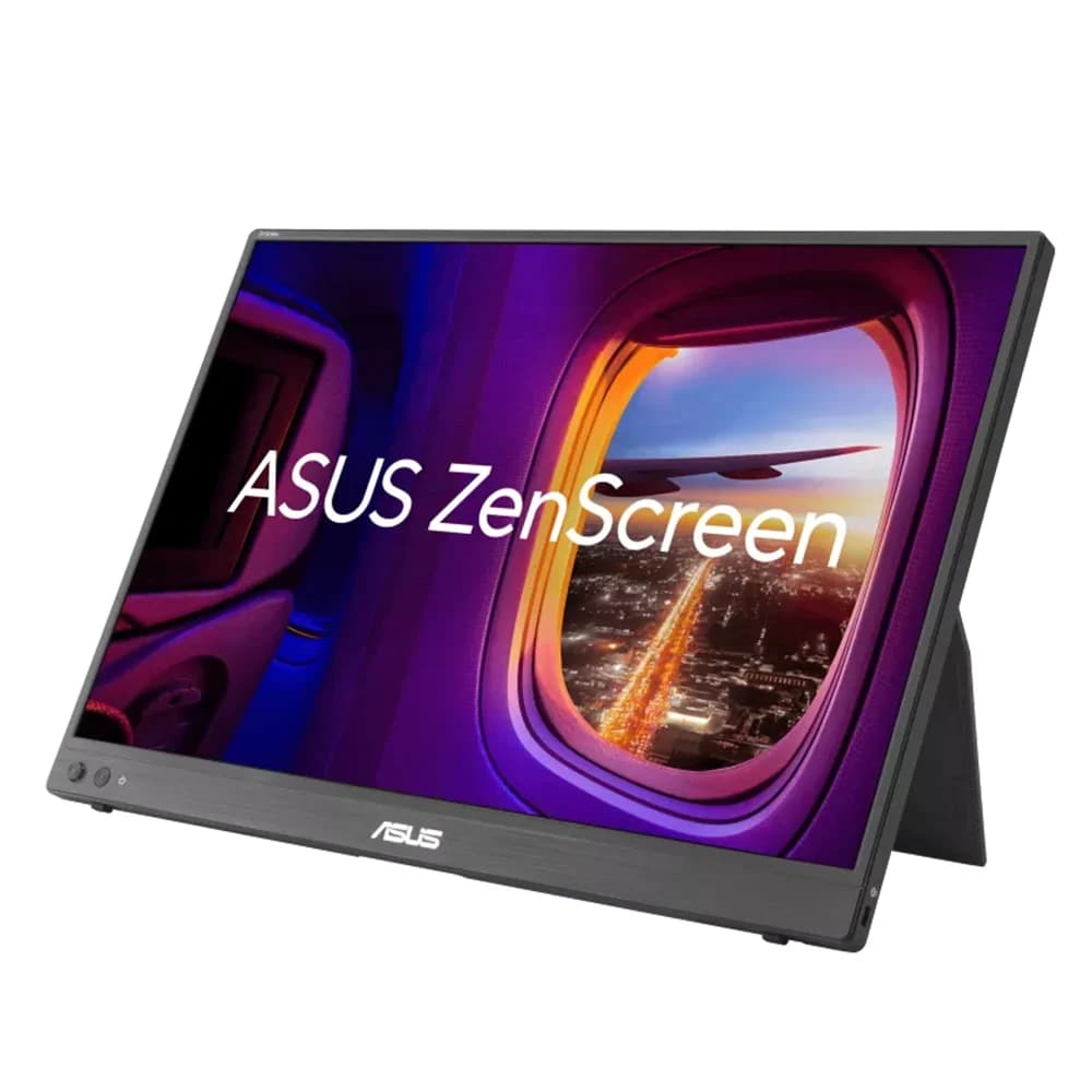 ASUS ZenScreen MB16FC 16-Inch Portable Monitor, WUXGA IPS, USB-C, Mini-HDMI, Auto Rotate, Power Pass-Through