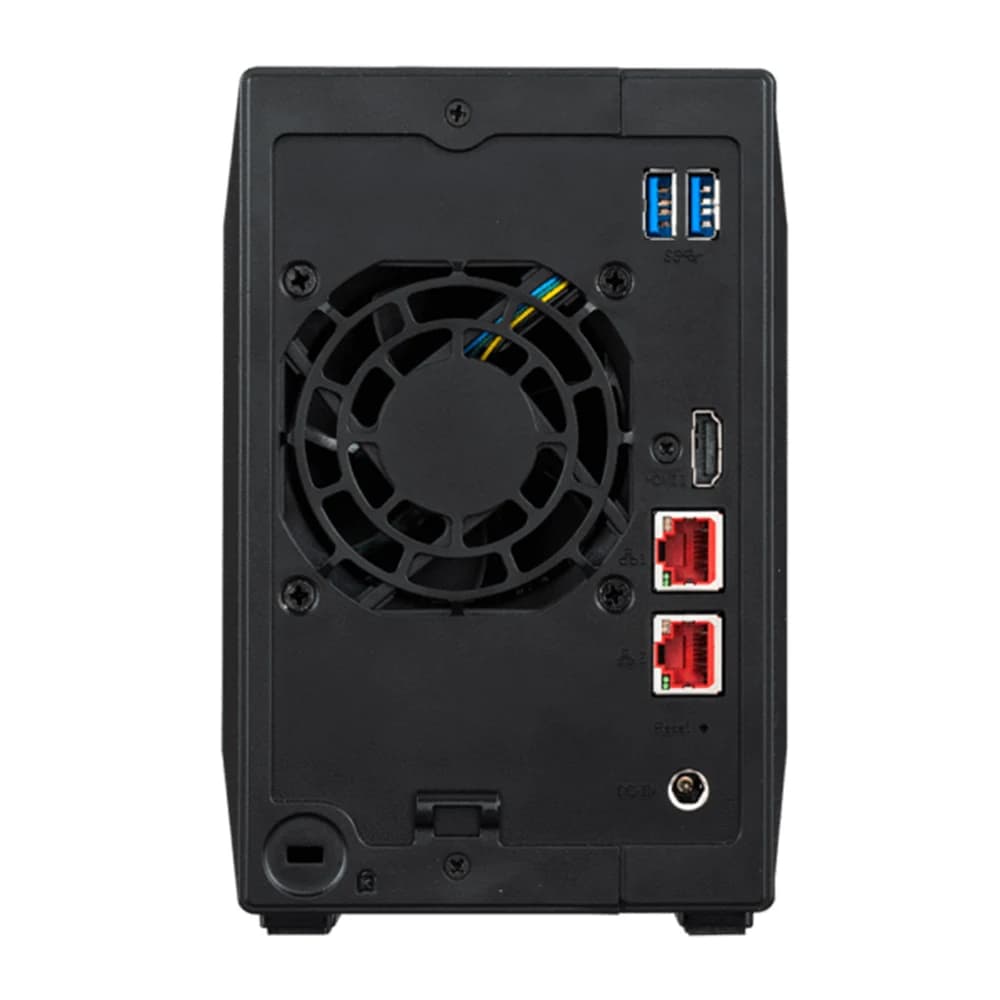 ASUSTOR AS5202T Nimbustor 2 NAS, 2-Bay, Intel Celeron Dual-Core, 2GB RAM, Dual 2.5GbE Ports, HDMI 2.0a, 4K Media Transcoding, Tool-Free Drive Bays thumbnail 2