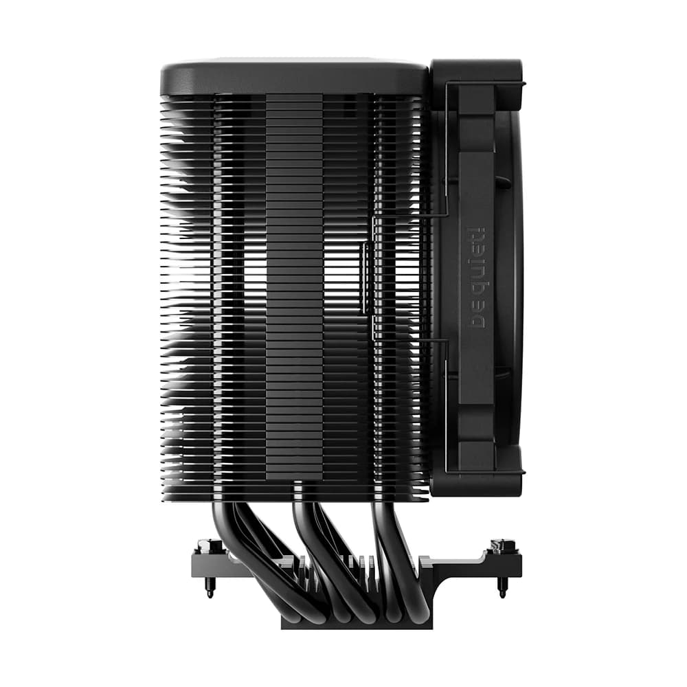 be quiet Dark Rock 5 CPU Cooler, Silent Wings 4 120mm PWM Fan, 6 Heatpipes, 2100 RPM Fan Speed, 55 CFM Fan Airflow, Fluid Dynamic Bearing Type, Copper Base & Aluminum Fin Material, Black thumbnail 3
