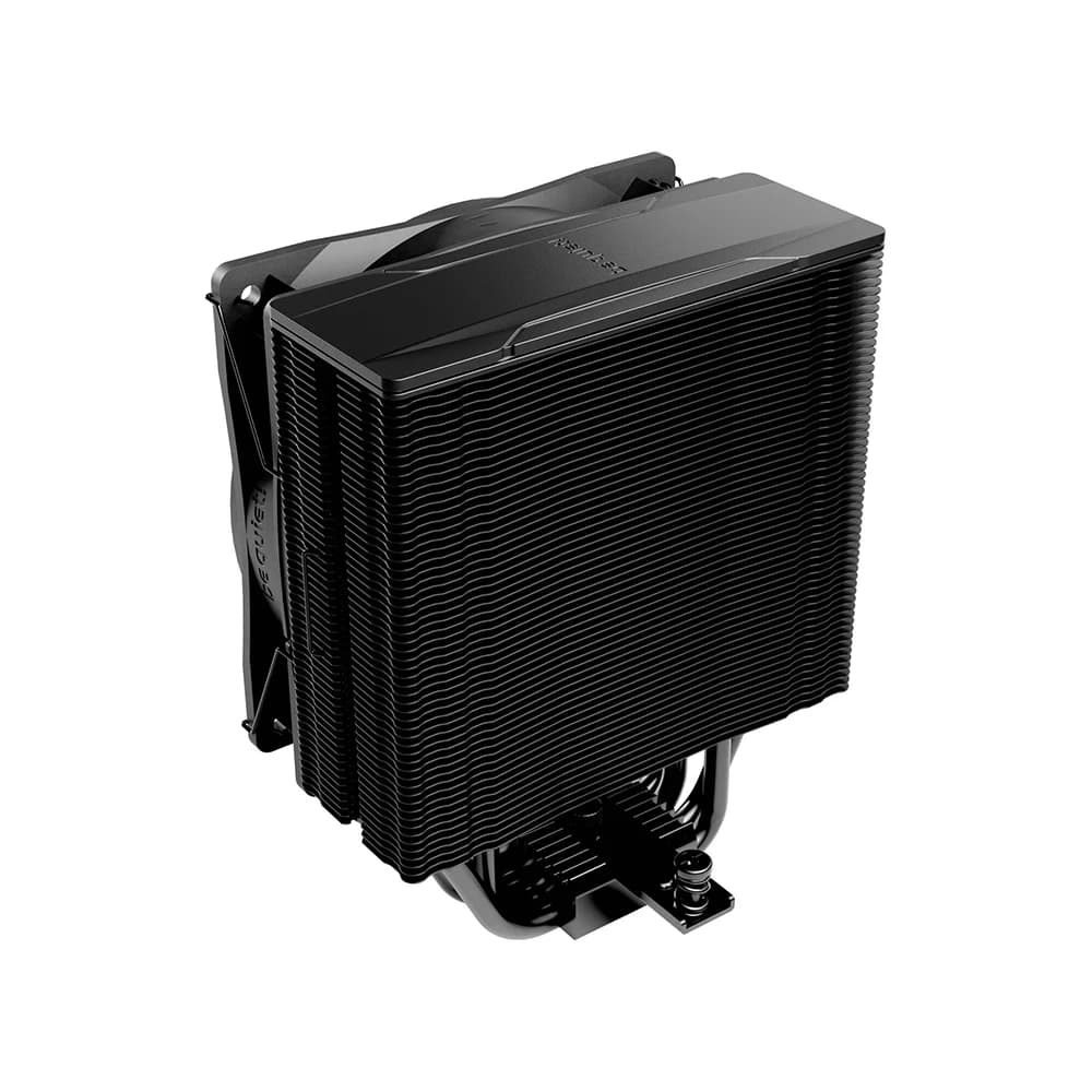 Be Quiet Pure Rock 3 CPU Cooler, 120mm Pure Wings 3 Fan, 2000 RPM Fan Speed, 59.6 CFM Airflow, Rifle Bearing Technology, 4 High-Performance 6mm Heat Pipes with HDT Technology, Black thumbnail 3