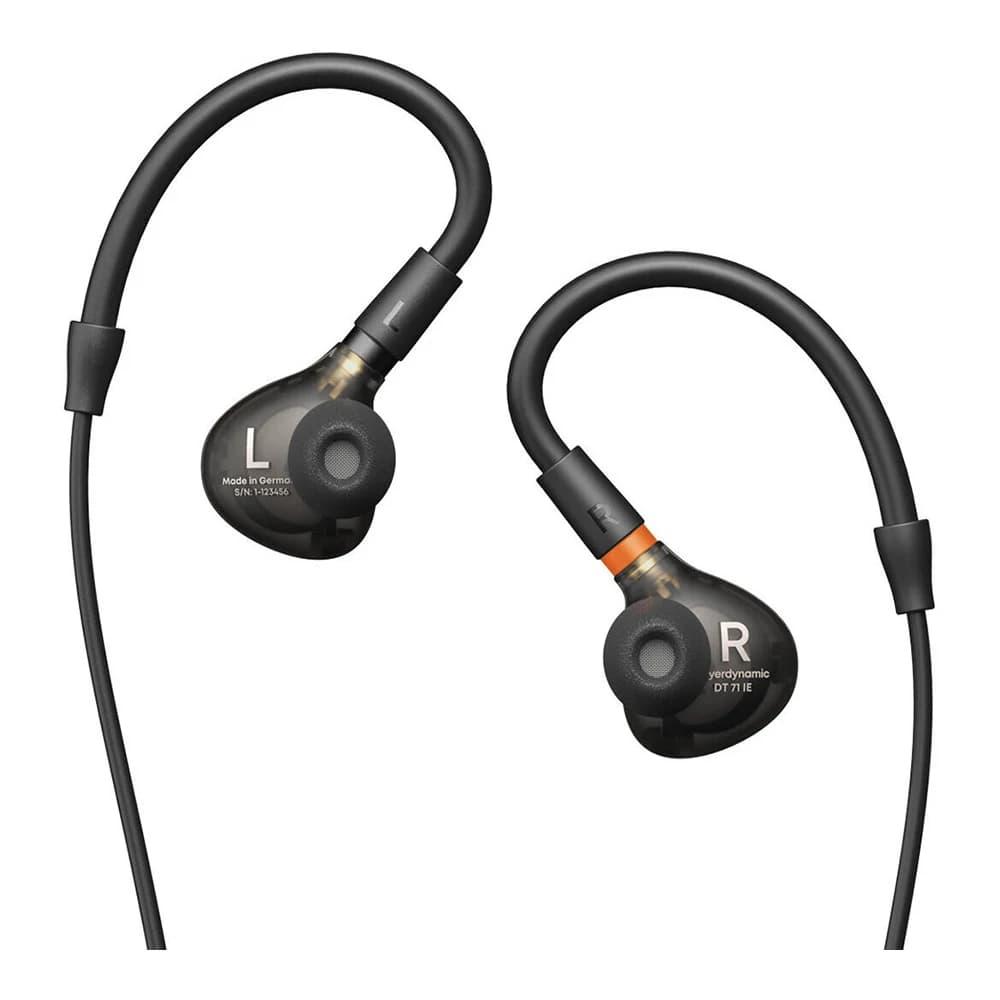 Beyerdynamic DT 71 IE In-Ear-Monitor Black, TESLA.11 Driver System, 5-40,000Hz Frequency Response, 16 Ohms Impedance, 1.4m Cable with MMCX Connector & 3.5mm 3-Pin Plug