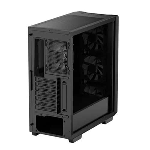 DEEPCOOL CC560 ATX 4F ARGB V2 CASE BLACK, Tempered Glass, Mini-ITX, Micro-ATX, ATX, 7 Slots, Fan Support, Radiator Support, Front I/O Ports thumbnail 3