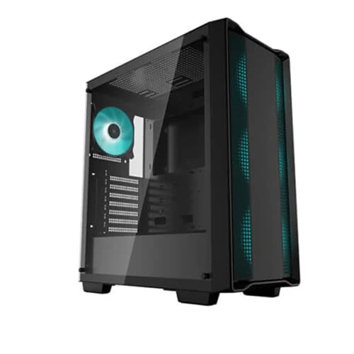 DEEPCOOL CC560 ATX 4F ARGB V2 CASE BLACK, Tempered Glass, Mini-ITX, Micro-ATX, ATX, 7 Slots, Fan Support, Radiator Support, Front I/O Ports