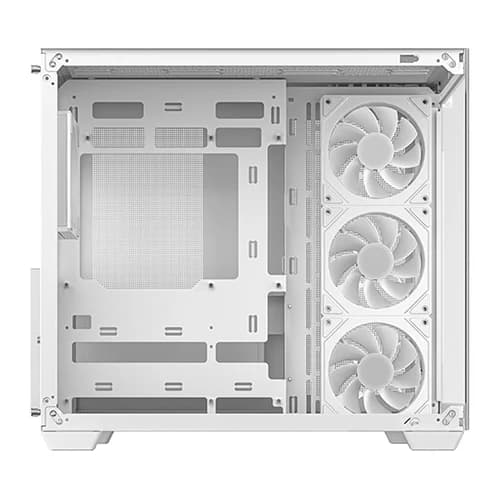 DEEPCOOL CG530 4F CASE WHITE, Tempered Glass, ITX, Micro-ATX, ATX, 7 Slots, Fan Support, Radiator Support, Front I/O Ports thumbnail 2