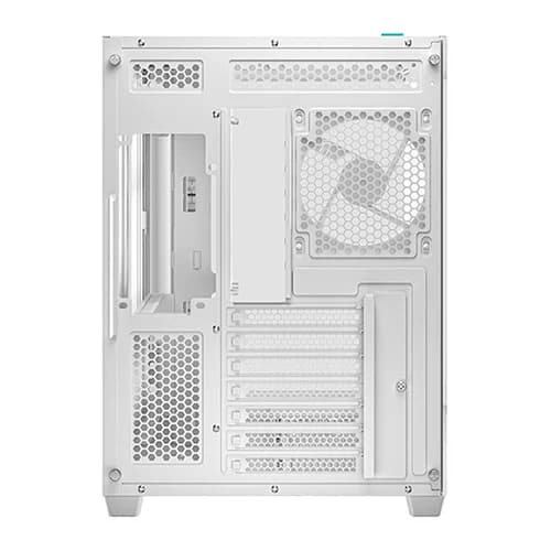 DEEPCOOL CG530 4F CASE WHITE, Tempered Glass, ITX, Micro-ATX, ATX, 7 Slots, Fan Support, Radiator Support, Front I/O Ports thumbnail 4