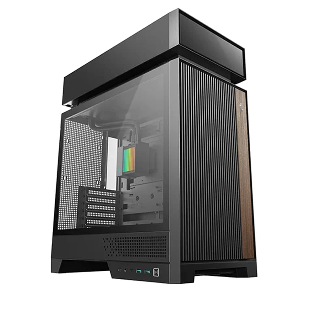 DeepCool CL6600 PC Case Black, Expansion Slots	7, Tempered Glass, ATX PS2 Power Supply, Mini-ITX, Micro-ATX, ATX
