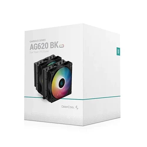 DEEPCOOL CPU Air Cooler AG620 ARGB Black