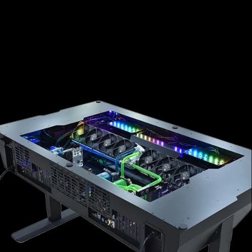 Lian Li DK-05FX RGB Dual-System Desk PC Case thumbnail 2