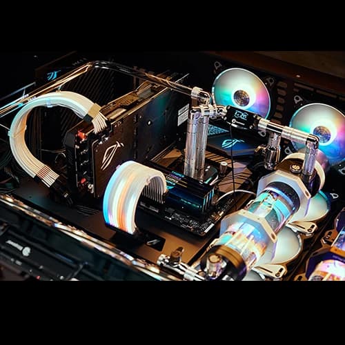 Lian Li DK-05FX RGB Dual-System Desk PC Case thumbnail 5