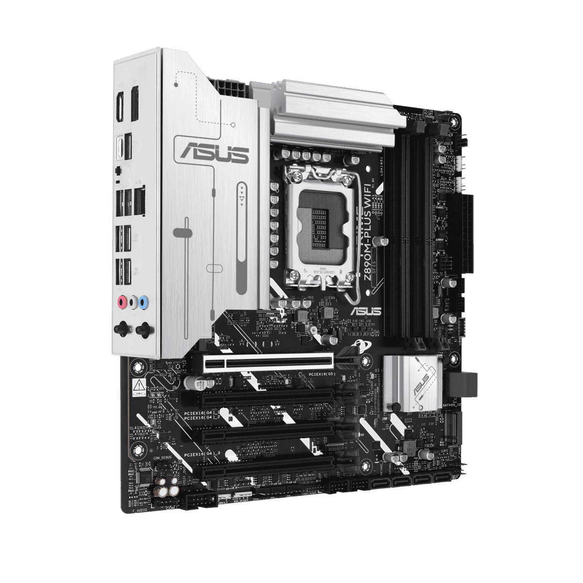 ASUS Prime Z890M-PLUS WIFI DDR5 LGA1851 M-ATX Motherboard, Intel Z890 Chipset, Up to 192GB DDR5 Support, Dual-band Wi-Fi 7, USB Type-C / HDMI /; DisplayPort | 90MB1J80-M0EAY0 thumbnail 8