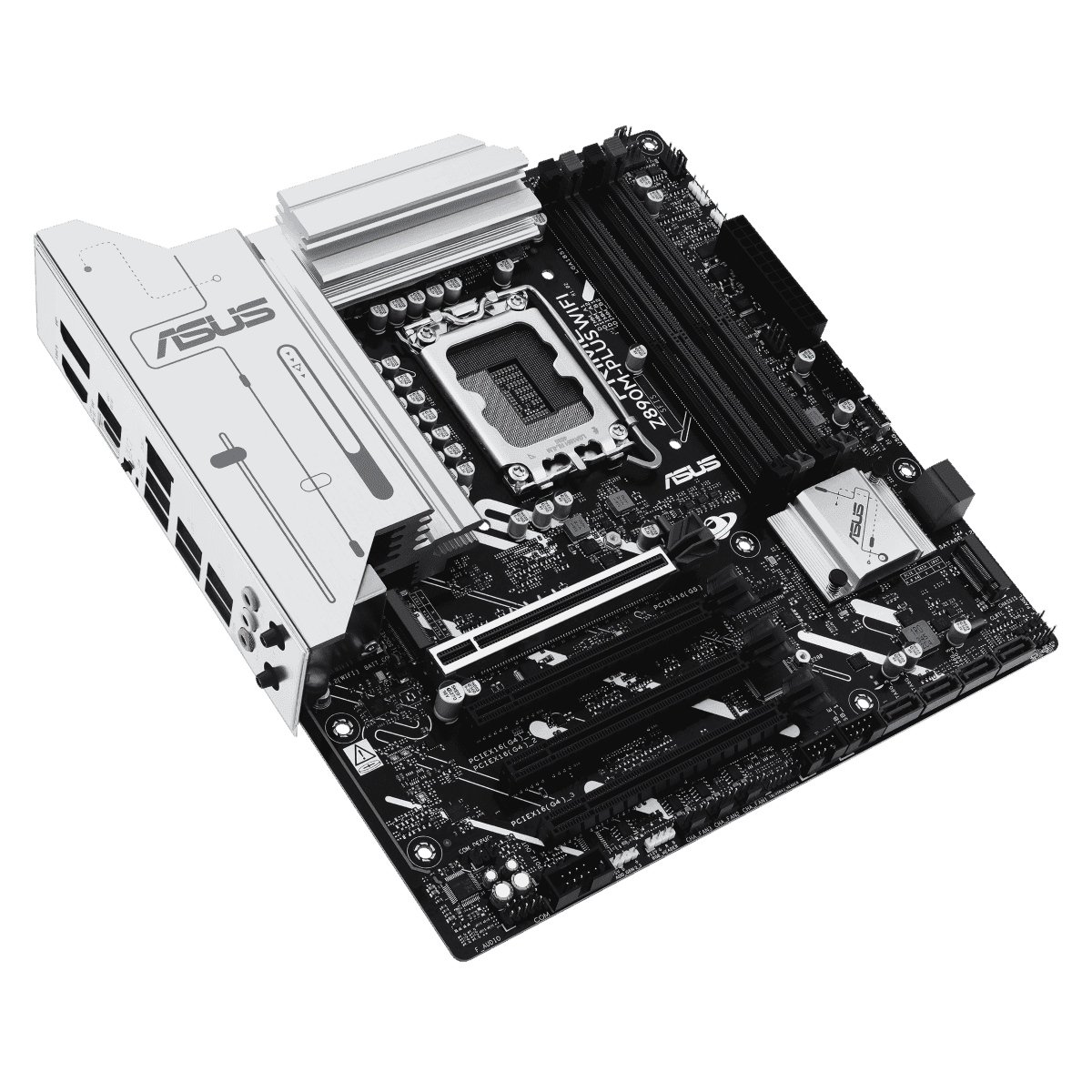 ASUS Prime Z890M-PLUS WIFI DDR5 LGA1851 M-ATX Motherboard, Intel Z890 Chipset, Up to 192GB DDR5 Support, Dual-band Wi-Fi 7, USB Type-C / HDMI /; DisplayPort | 90MB1J80-M0EAY0 thumbnail 5