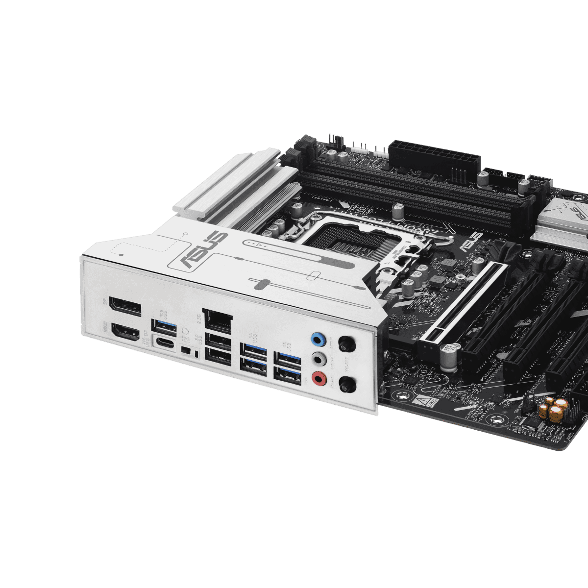 ASUS Prime Z890M-PLUS WIFI DDR5 LGA1851 M-ATX Motherboard, Intel Z890 Chipset, Up to 192GB DDR5 Support, Dual-band Wi-Fi 7, USB Type-C / HDMI /; DisplayPort | 90MB1J80-M0EAY0 thumbnail 4