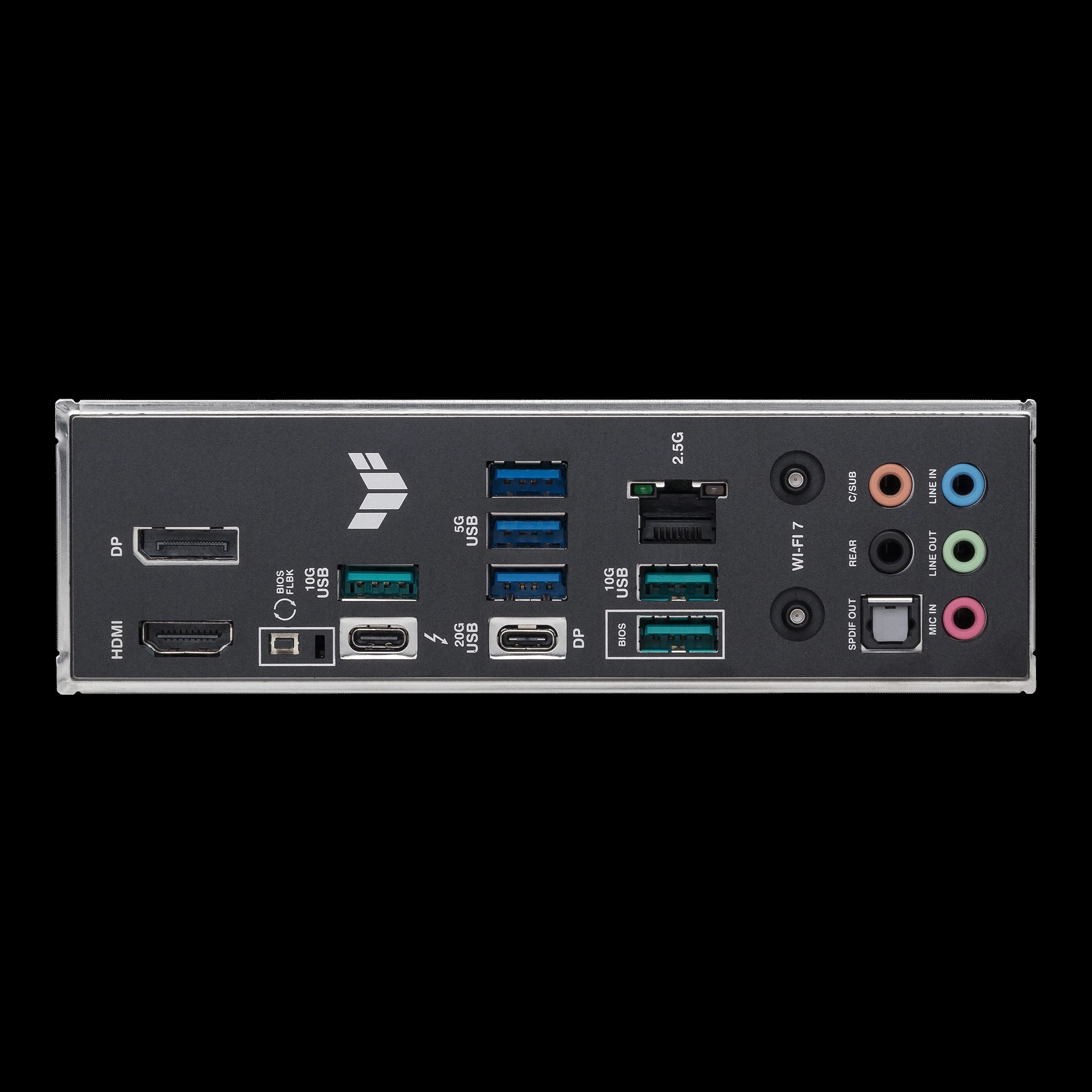 ASUS TUF Gaming Z890-Plus Wi-Fi LGA 1851 ATX Motherboard, Intel Z890 Chipset, 4x DDR5 DIMM Slots, Up to 192GB Max Memory, Wi-Fi 7 & BT 5.4, 1x PCIe 5.0 x16, 4x M.2 Slots, Black | 90MB1IQ0-M0EAY0 thumbnail 6