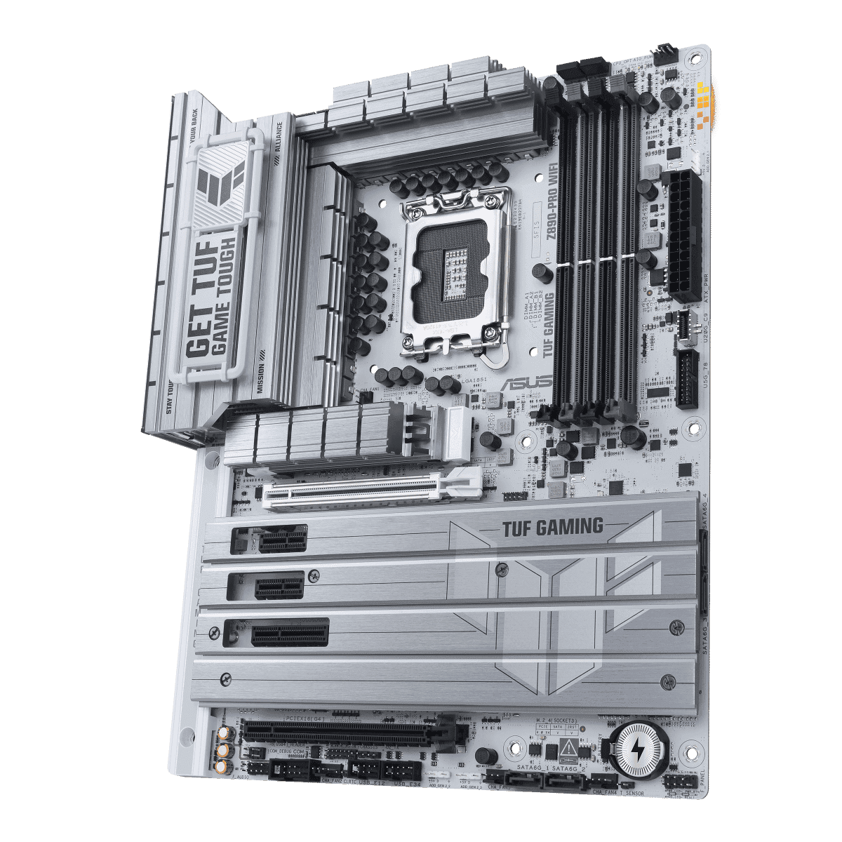 ASUS TUF GAMING Z890 PRO WIFI LGA 1851 ATX Motherboard with 4 DIMM slots, up to 192GB DDR5 memory, Thunderbolt 4, Wi-Fi 7, and Aura Sync thumbnail 5