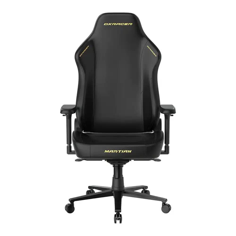 Dxracer Martian Gaming Chair Black, 135° Recline, 3D Armrests, Extendable Footrest, Lumbar Support