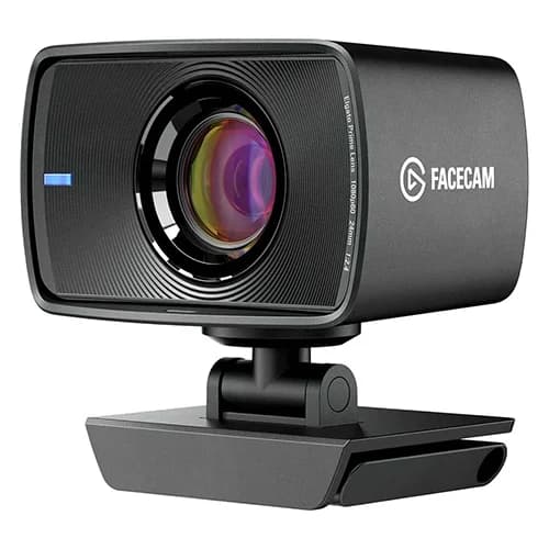 Elgato Facecam Premium Full HD Webcam, 1080p6, Sony Sensor, Fixed Focus Glass Lens, Optimized For Indoor Lighting, 82 Degree Field Of View, Detachable USB-C, Black | 10WAA9901