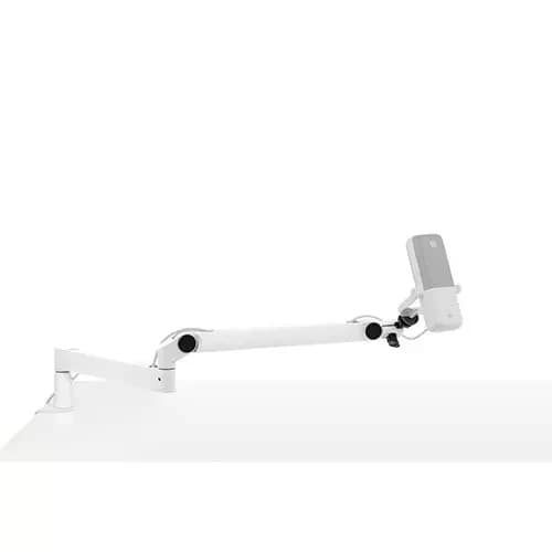 Elgato Wave Low Profile Mic Arm White, Fully Adjustable, 360 Degree Rotation, Compatible With 1/4, 3/8 and 5/8-inch Mic Mounts, For Recording, Streaming, Broadcasting, Gaming | 10AAN9911