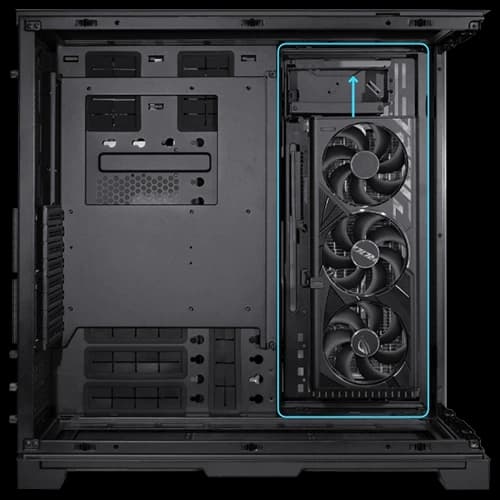 Lian Li O11 Dynamic EVO XL Full-tower Gaming PC Case, Supports up to 3x 420mm radiators, 7 storage drives, Dual-chamber layout with cable management and Optional accessories for vertical GPUli thumbnail 4