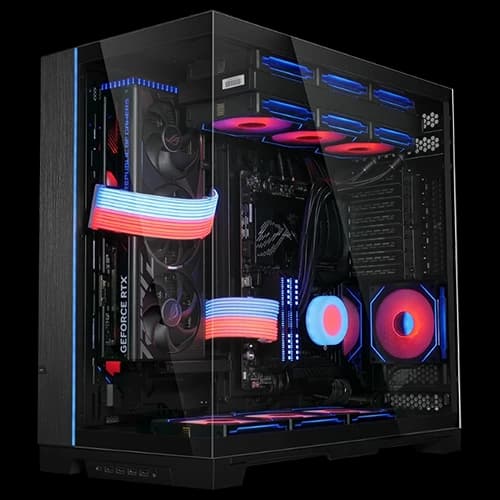 Lian Li O11 Dynamic EVO XL Full-tower Gaming PC Case, Supports up to 3x 420mm radiators, 7 storage drives, Dual-chamber layout with cable management and Optional accessories for vertical GPUli