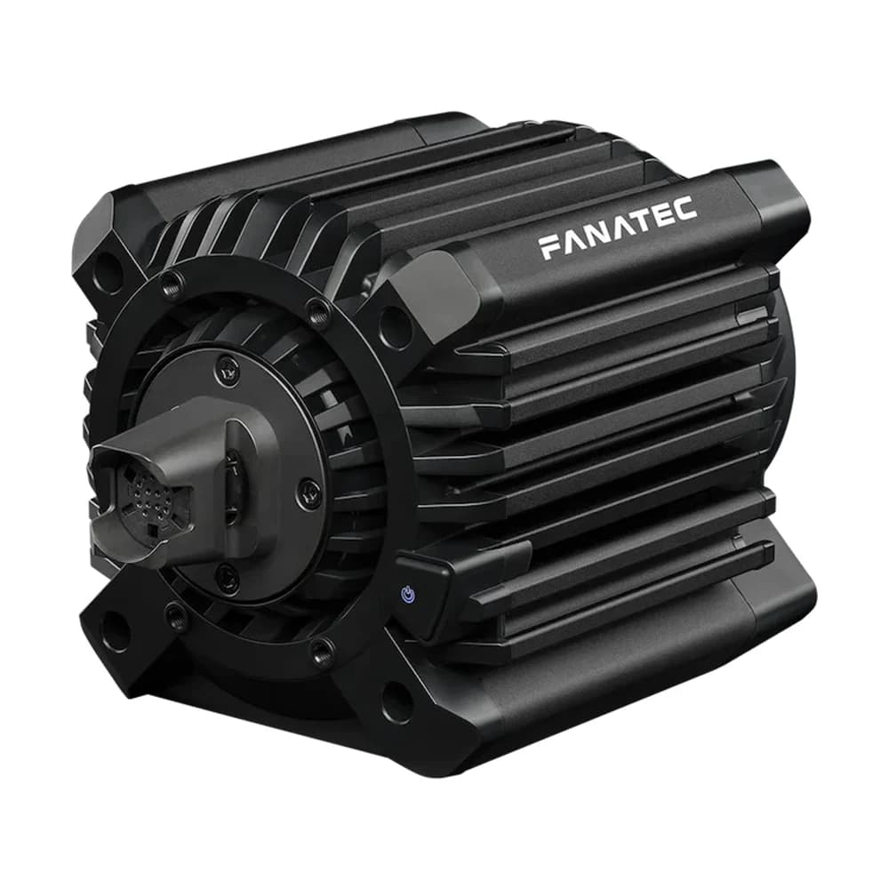 FANATEC ClubSport DD+ (15 Nm) Wheel Base, Constant Peak Torque, FullForce FFB 2.0, QR2 Quick Release, Passive Cooling, 2520° Rotation, Hall Sensor