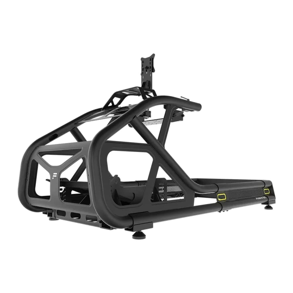 FANATEC ClubSport GT Cockpit Black, Highly Adjustable Tool-Free Steel Frame Sim Rig, Quick Seat / Wheelbase / Pedal Positions, VESA 100x100 Monitor Mount (up to 49" Ultrawide), Box 1