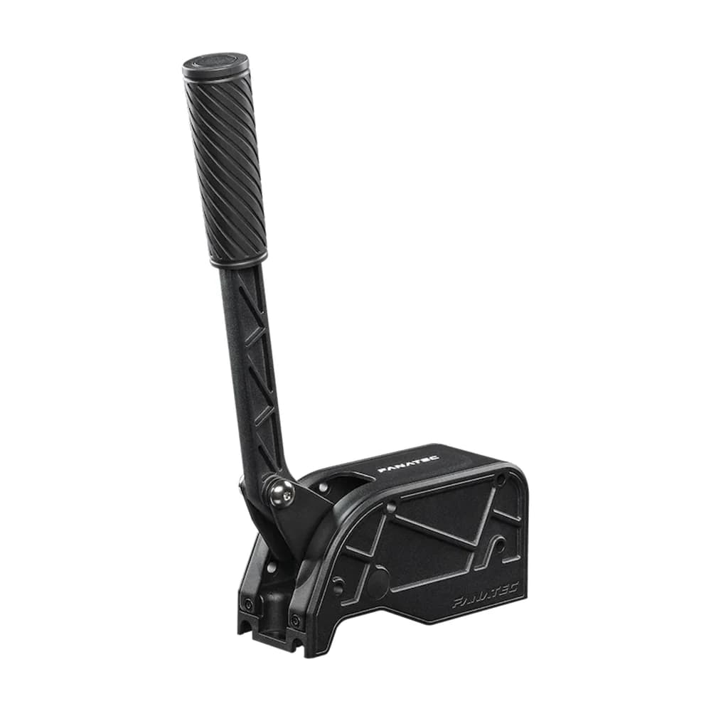 FANATEC ClubSport Handbrake V2 Black, Rally Drift Sim Racing, Adjustable Preload Angle Travel (60-80mm), Steel/Aluminum Build, Ball Bearings, RJ12 USB