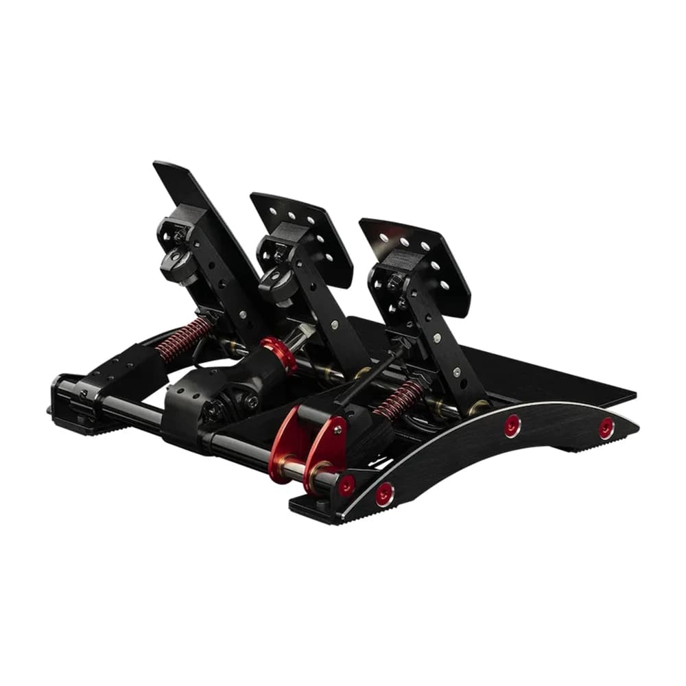 FANATEC ClubSport Pedals V3, 90kg Load Cell Brake, Contactless Hall Sensors, Adjustable Stiffness, CNC Aluminum, 12-Bit Resolution, Vibration Motors thumbnail 3
