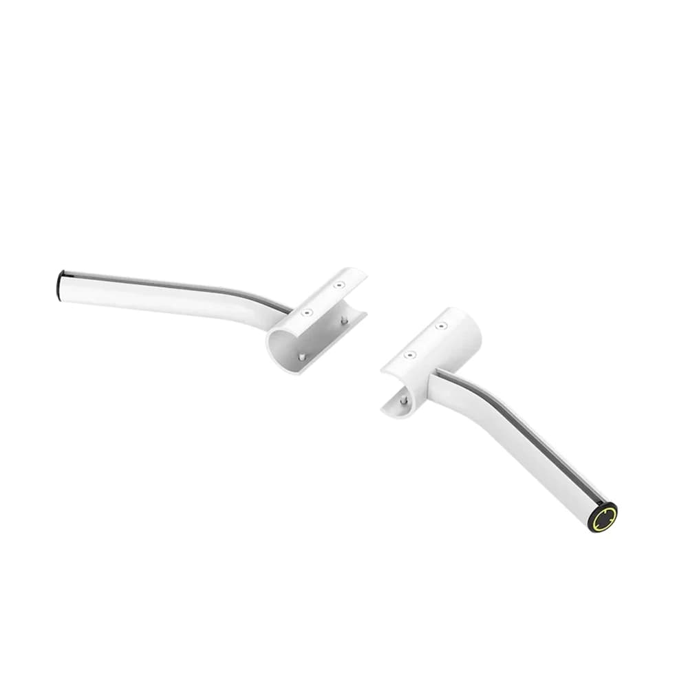 FANATEC GT Cockpit Accessory Mount White, Extruded Aluminum Dual T-Slot Arms (295mm), M6 1/4" T-Nuts