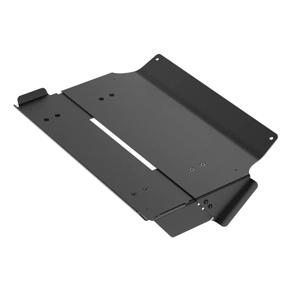 FANATEC GT Cockpit PC Tray, Adjustable Steel Tray 520x300mm (up to 350mm Depth), Cable Management I/O Access, Elevates PC/Console for Airflow, Solid Mount to GT Cockpit Frame