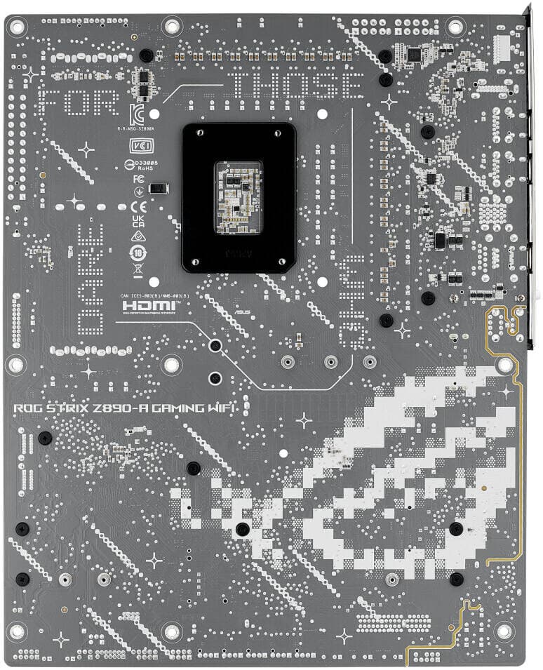 ASUS ROG Strix Z890-A Gaming Wi-Fi LGA 1851 ATX Motherboard, Intel Z890 Chipset, 4x DDR5 DIMM Slots, Up to 192GB Max Memory, Wi-Fi 7 & BT 5.4, PCIe 5.0 x16 Slot, 5x M.2 Slots, White thumbnail 2