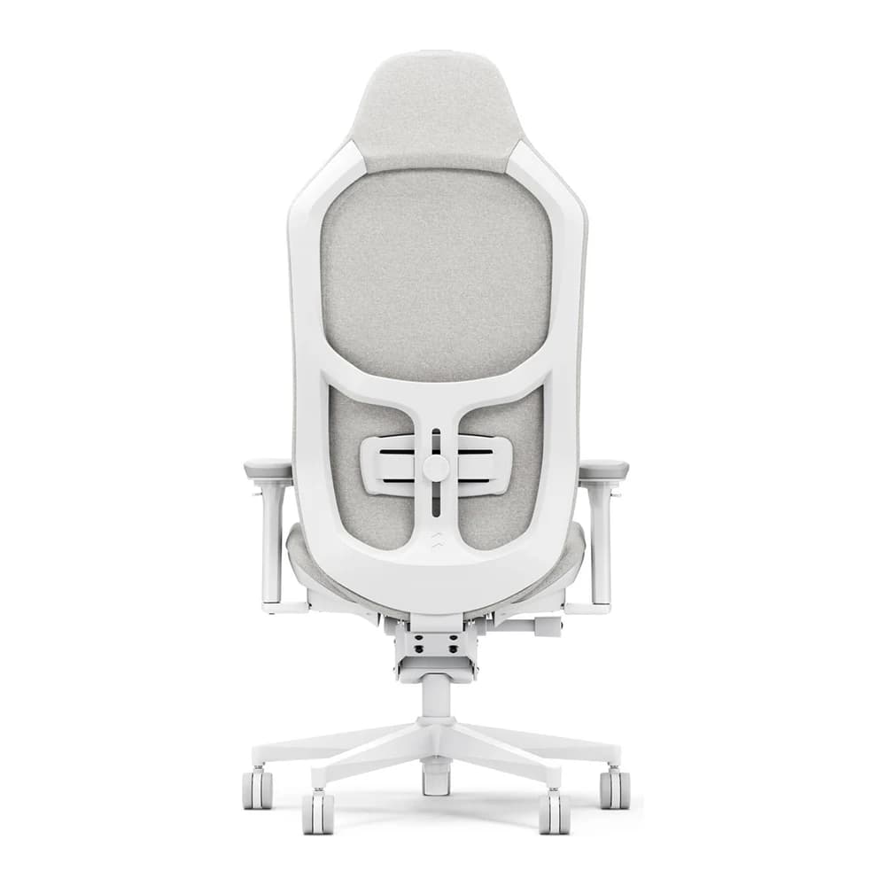 Fractal Refine 2 Fabric Light Gaming Chair Grey, Adjustable Lumbar Support, 4D Armrests, Magnetic Headrest Pillow, Breathable Fabric, Reclining Backrest, Height Adjustable Seat thumbnail 4