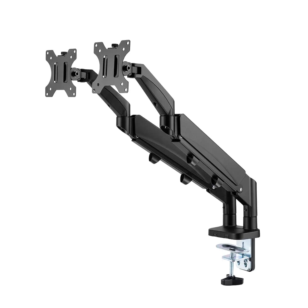 GAMEON GO-5350 Dual Monitor Arm, Stand And Mount For Gaming And Office Use, 17" - 32", Each Arm Up To 9 KG thumbnail 2