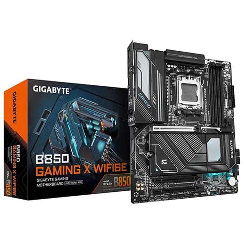 GIGABYTE B850 GAMING X WIFI6E Motherboard, AMD B850 Chipset, 256GB Memory, 4x DDR5 DIMM,1x PCI Express x16 slot ,ATX Form Factor