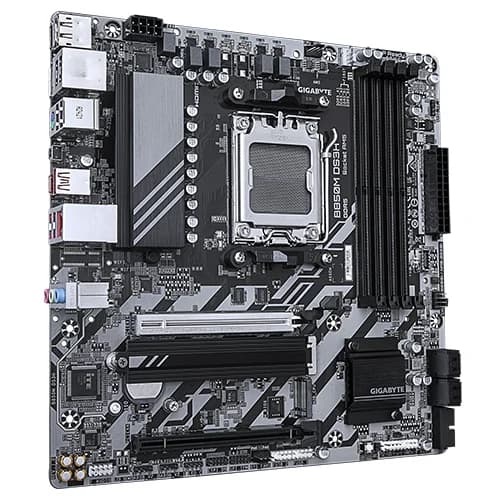 GIGABYTE B850M DS3H Motherboard, AMD B850 Chipset, 256 GB, 4x DDR5 DIMM, 1x PCI Express x16 slot, Micro ATX Form Factor thumbnail 2
