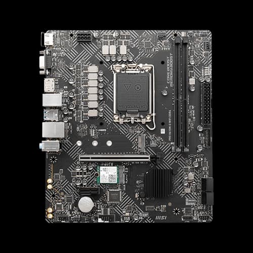 MSI Pro H610M-G Wifi DDR4 M-ATX Motherboard, LGA 1700 Socket, Intel H610 Chipset, Dual Memory Channel, 64GB Max Memory, Intel Wi-Fi 5, Bluetooth 4.2 thumbnail 4