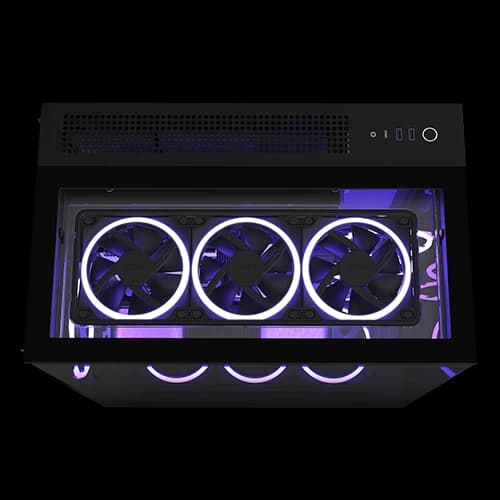 NZXT H9 Elite ATX Mid-Tower Case with Dual Chamber thumbnail 2