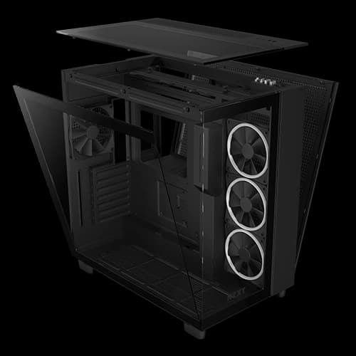 NZXT H9 Elite ATX Mid-Tower Case with Dual Chamber thumbnail 3