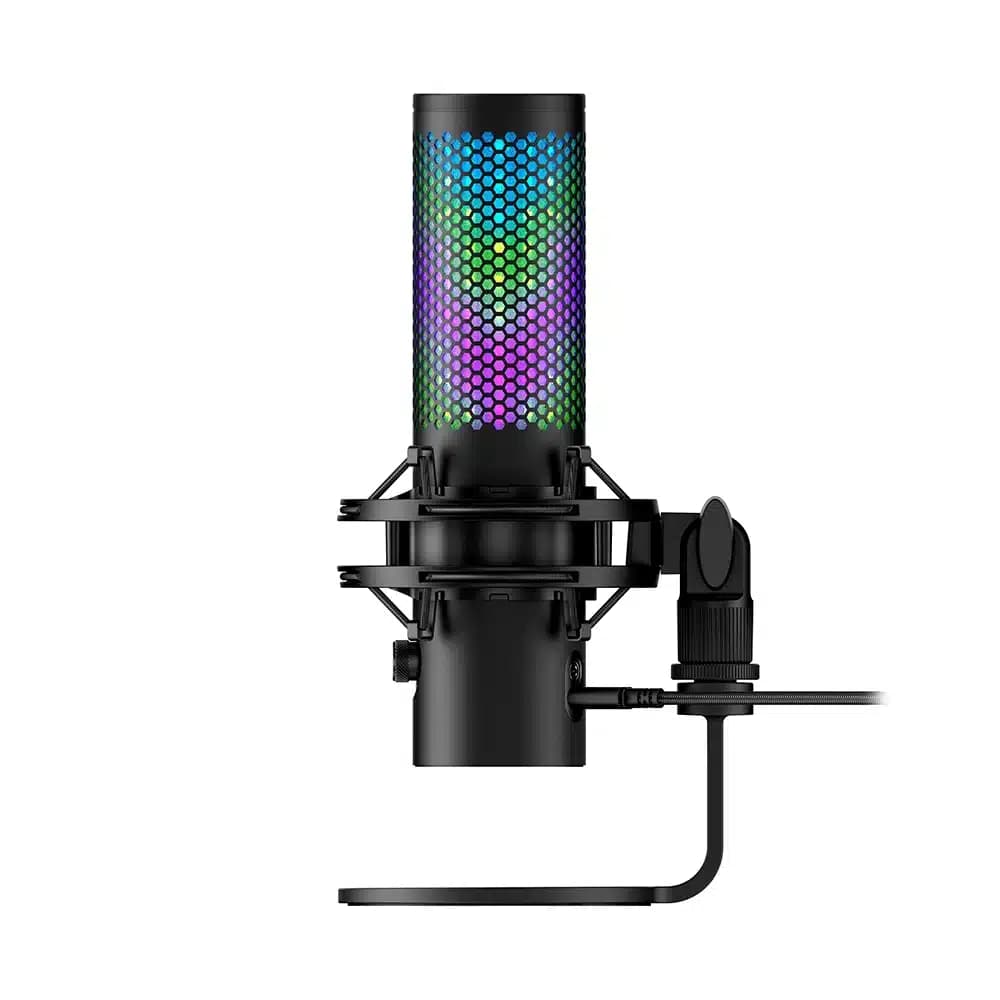 HyperX QuadCast 2 S USB Microphone, Future Ready Audio, Tap-to-Mute Sensor, Detachable Shock Mount, Dynamic Lighting Display, Mic Status LED Indicators thumbnail 3