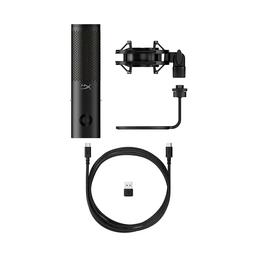 HyperX QuadCast 2 S USB Microphone, Future Ready Audio, Tap-to-Mute Sensor, Detachable Shock Mount, Dynamic Lighting Display, Mic Status LED Indicators thumbnail 4