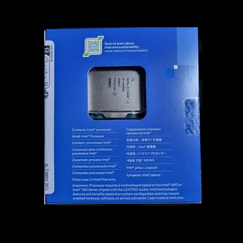 Intel Core i5 14600K Desktop  processor, 14 Cores, LGA 1700, 5.3GHz Max Turbo Frequency,  24 MB Intel Smart Cache, 125 W Processor Base Power and 192 GB Max Memory thumbnail 3