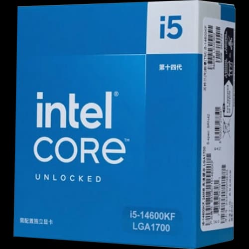 Intel Core i5 14600KF processor, 24M Cache, up to 5.30 GHz, LGA 1700, 14 Cores, 20 Threads,  125 W Processor Base Power