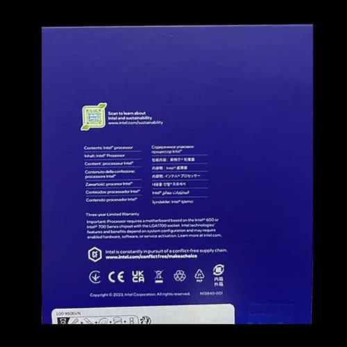 Intel Core i9 14900KF Desktop Processor, LGA 1700, 36M Cache, up to 6.00 GHz, 24 Cores, 32 Threads,  6 GHz Max Turbo Frequency, 32 MB L2 Cache, 5.0 and 4.0 PCI Express thumbnail 4